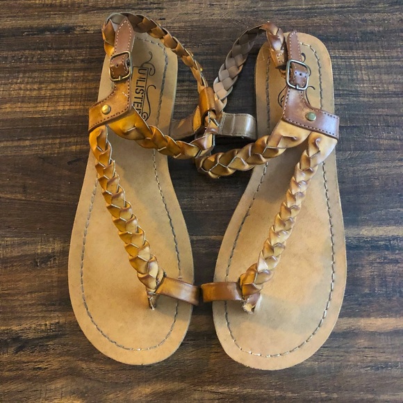 Unlisted Shoes | Unlisted Braided Strap Sandals | Color: Brown/Tan | Size: 7.5 | Pm-90061073's Closet